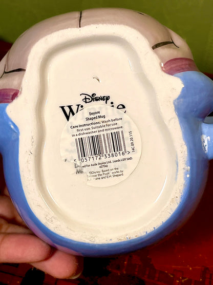 Disney Winnie the Pooh Eeyore Shaped Ceramic Mug 12cm