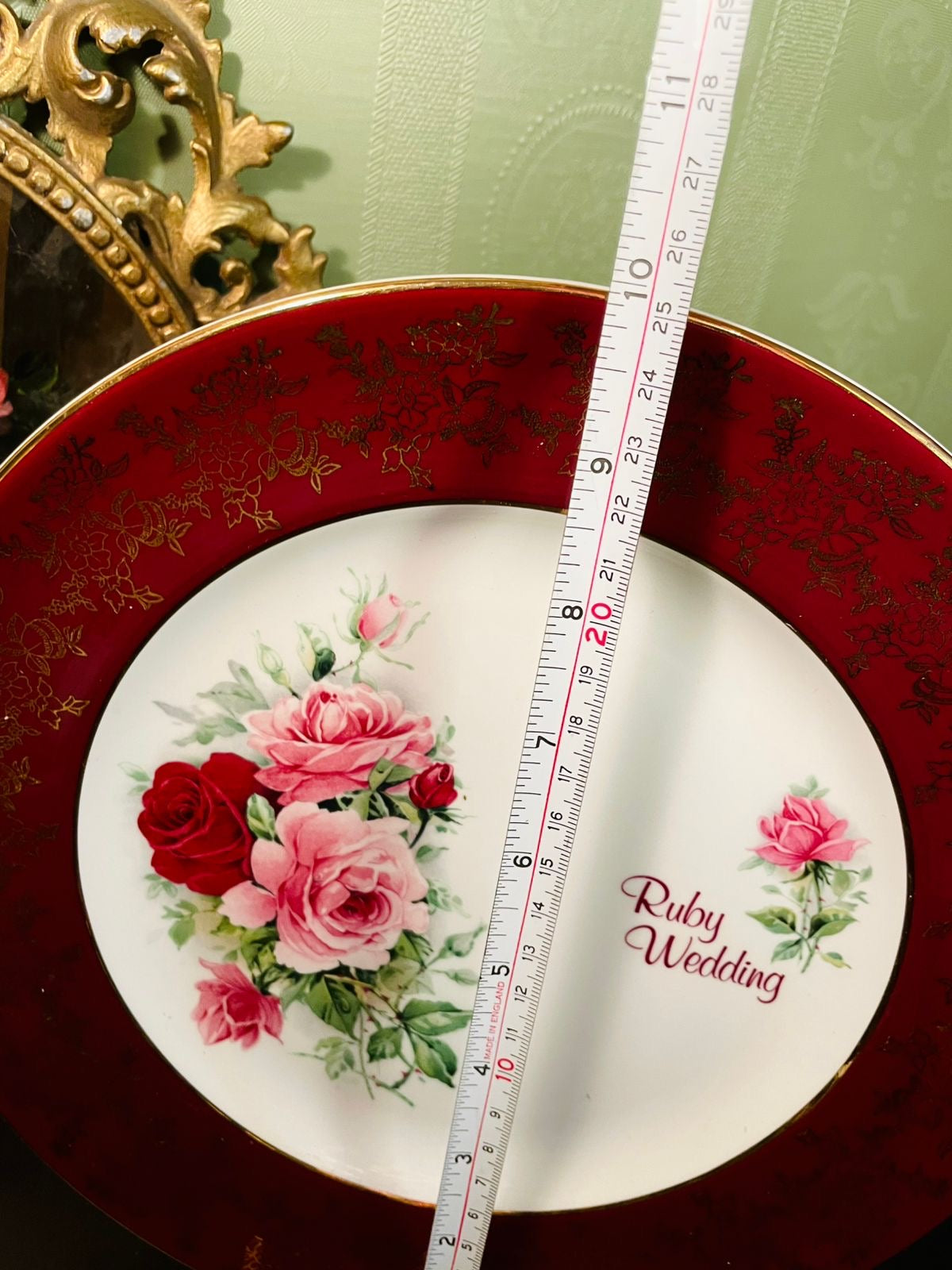 Royal Vale Ruby Wedding Decorative Plate