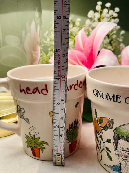 ATP Gifts Gardeners 2-Piece Novelty Mug Set Approx. 10 cm
