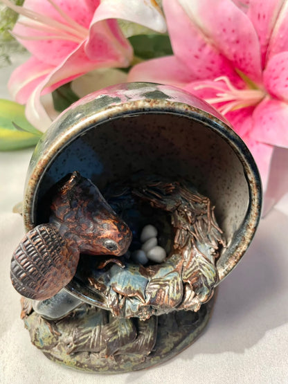 Bird Nest Sculptural Home Decor – Approx. 11 cm