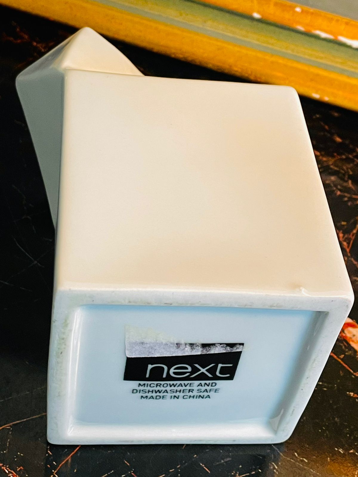 Modern Carton-Style Milk Jug  – Ceramic by Next