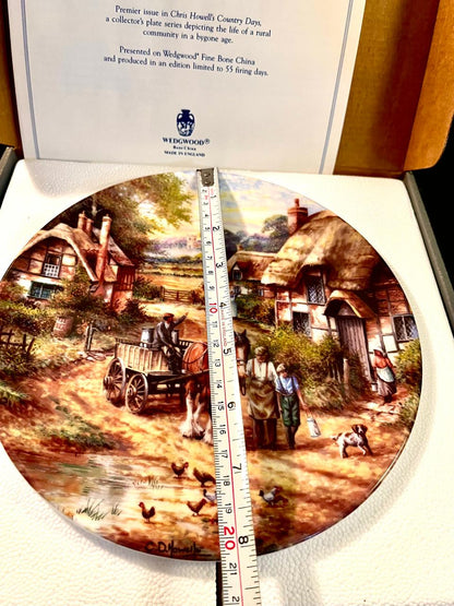 Wedgwood Boxed Country Days Collector Plate 20 cm