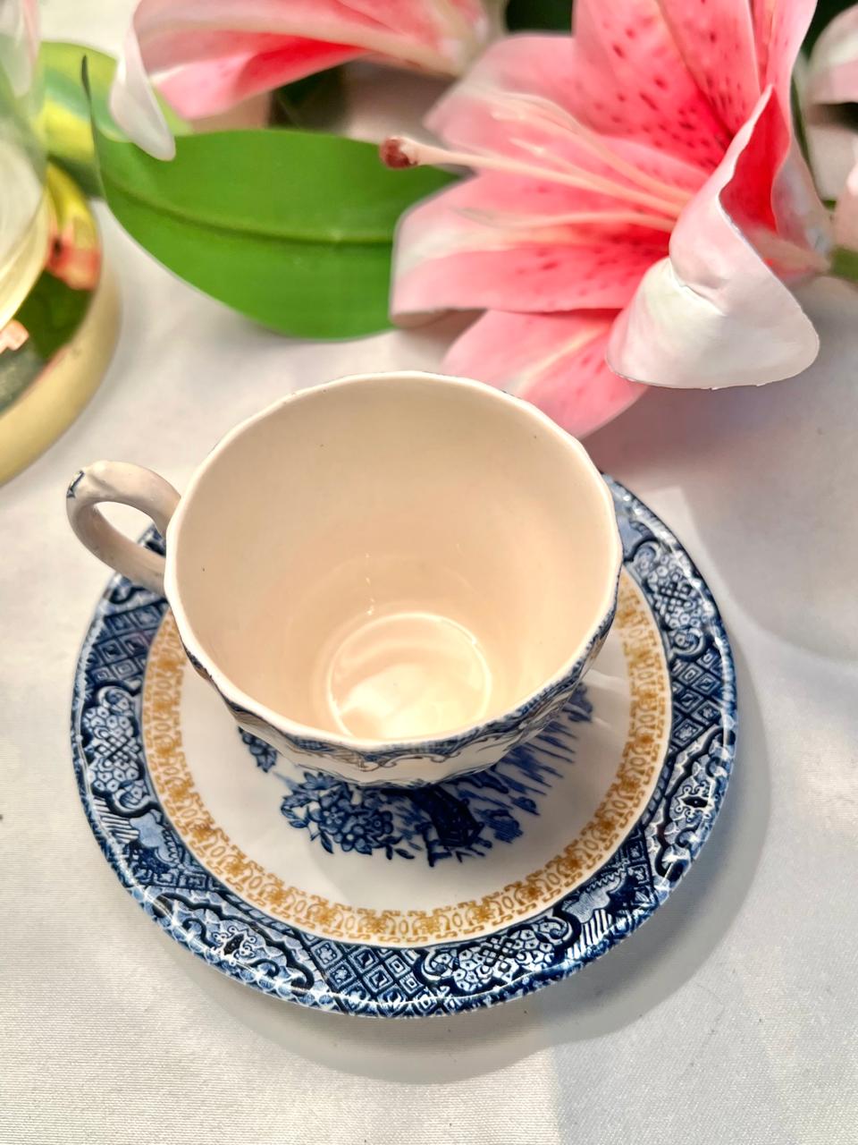 Royal Grafton Chinese Garden Coffee Cup & Saucer Set 2 Piece