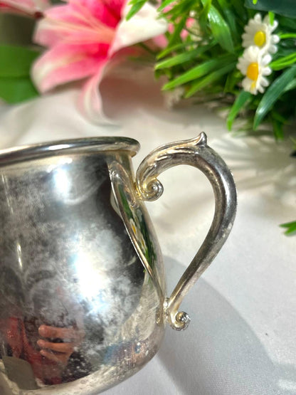 Silver-Tone Mini Creamer Mug  – 8 cm