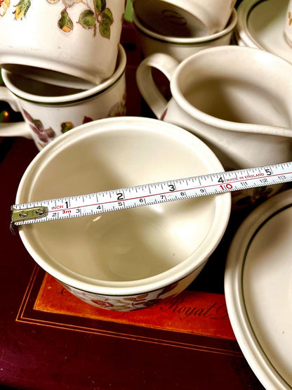 Marks Spencer Autumn Leaves England 14 Piece Tea Set | Oven to Tableware