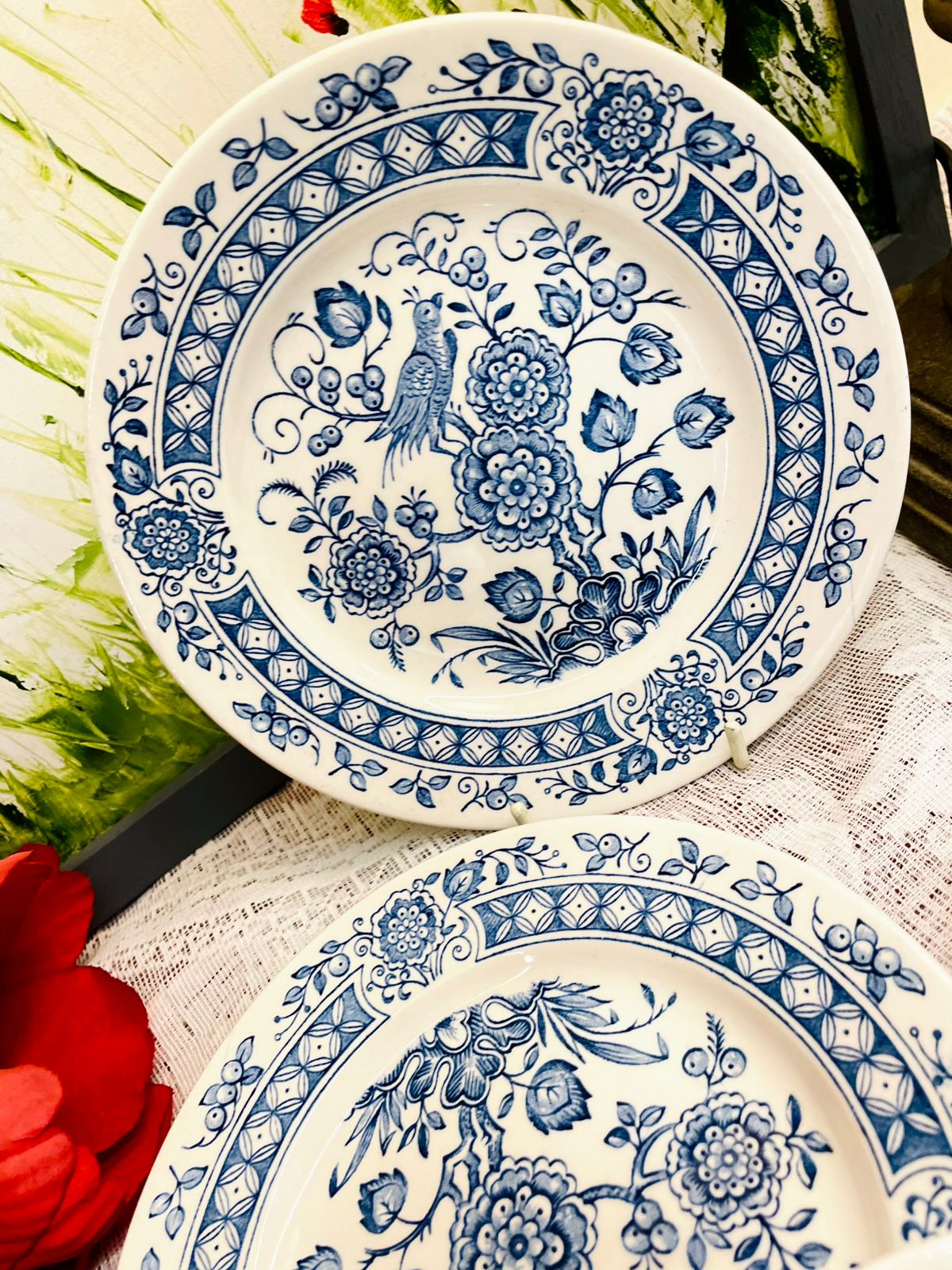 Broadhurst Nankin Blue Quarter Plates