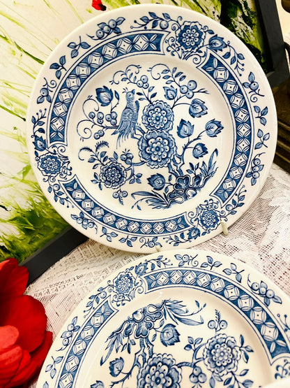 Broadhurst Nankin Blue Quarter Plates