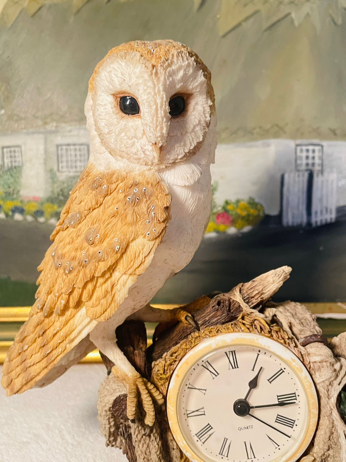 Brooks & Bentley The Barn Owl Clock – 1996 Vintage Retro Woodland Timepiece