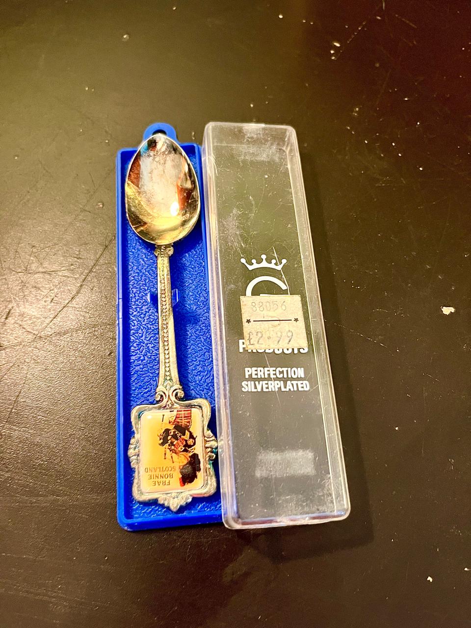 Vintage Fraser Bonnie Scotland Collectible Spoon 13 cm Boxed