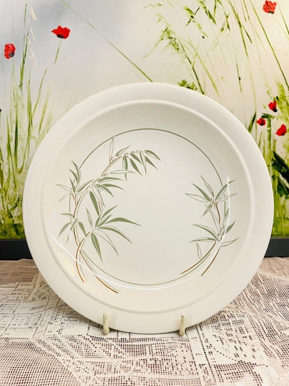 Vintage Bamboo Leaf Side Plates Set of 5