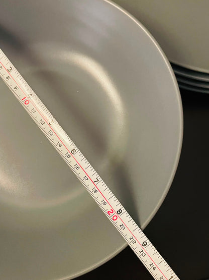 IKEA Stoneware Dinnerware Set 11 Pieces Grey Plates & Bowls