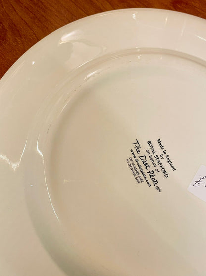 Royal Stafford “The Diet Plate” Portion Control platter – Oven Safe, England