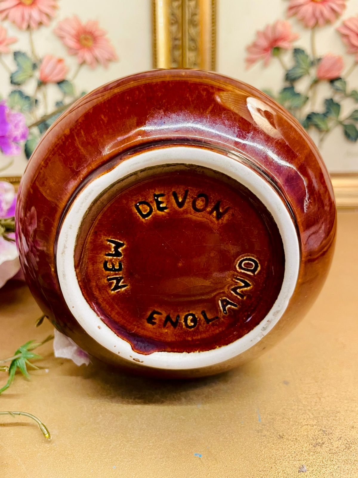 New Devon Brown Glazed Ceramic Jug