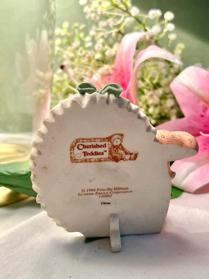 Irish Blessing Teddy Bear Figurine – Lucky Leprechaun Style Ornament, Approx. 10 cm