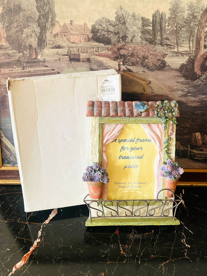 Vintage “Cottage Garden” Photo Frame – Flowers Inc. Balloons, Georgia (USA)