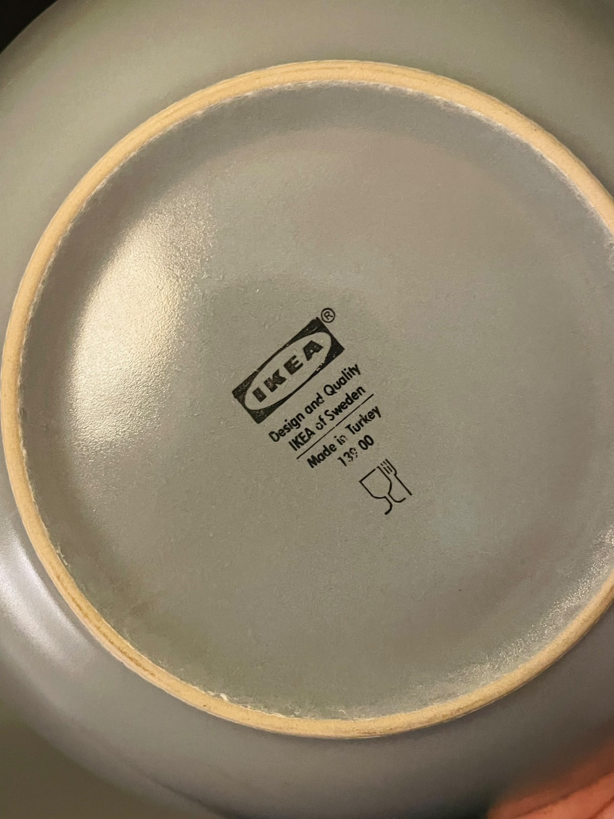 IKEA Stoneware Dinnerware Set 11 Pieces Grey Plates & Bowls