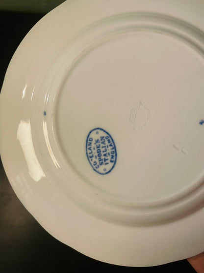 Copeland Spode Italian Blue Transferware Plates Set of 2 , 6"