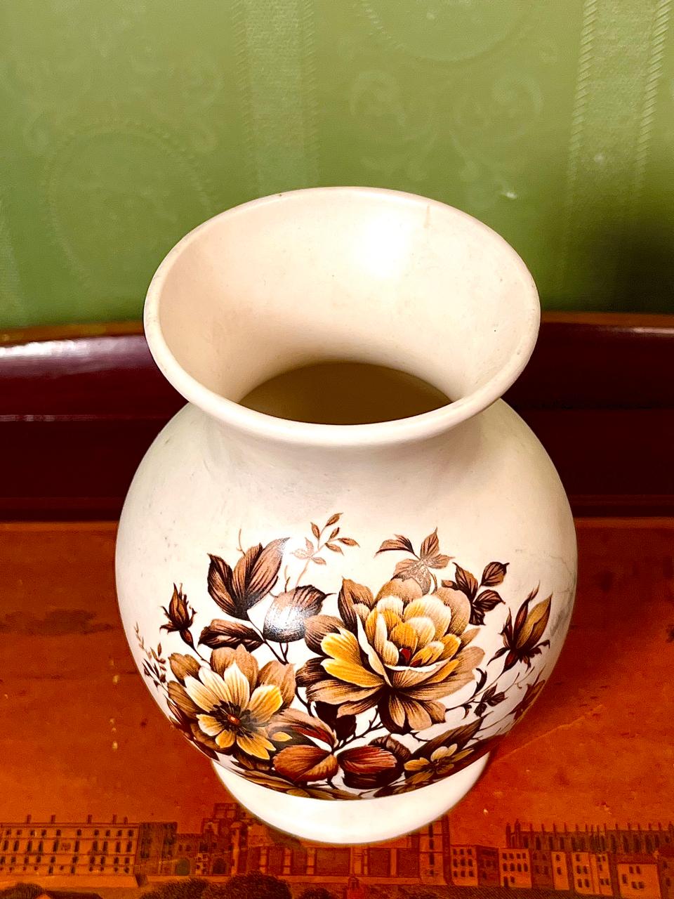 Purbeck Gifts Dorset Floral Ceramic Vase – 6 Inch | Made in England