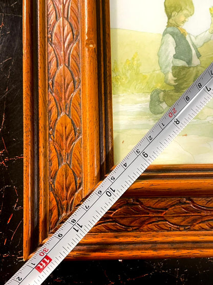 Vintage Wooden Carved Frame | Classic Art Picture Frame