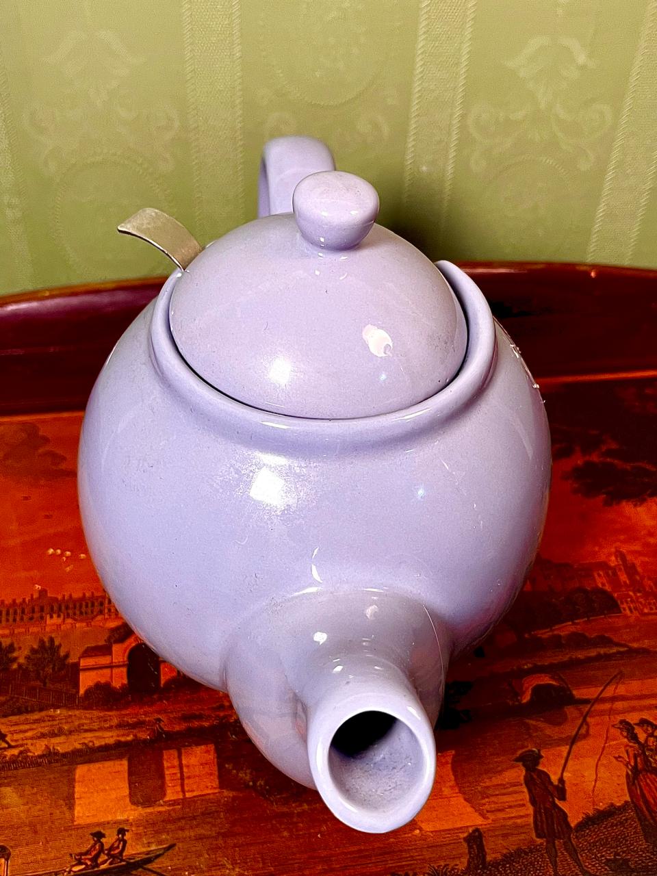 Modern Ceramic Teapot with Infuser & Lid | 6.5 Inch