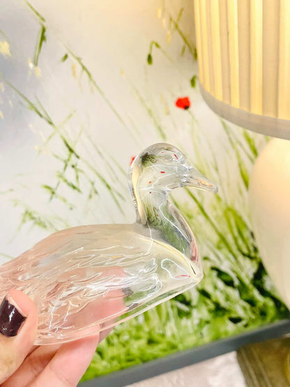 Crystal Duck Decorative Ornament