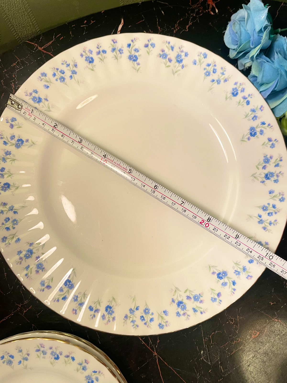 Royal Albert Memory Lane Dessert Plate Set & Platter