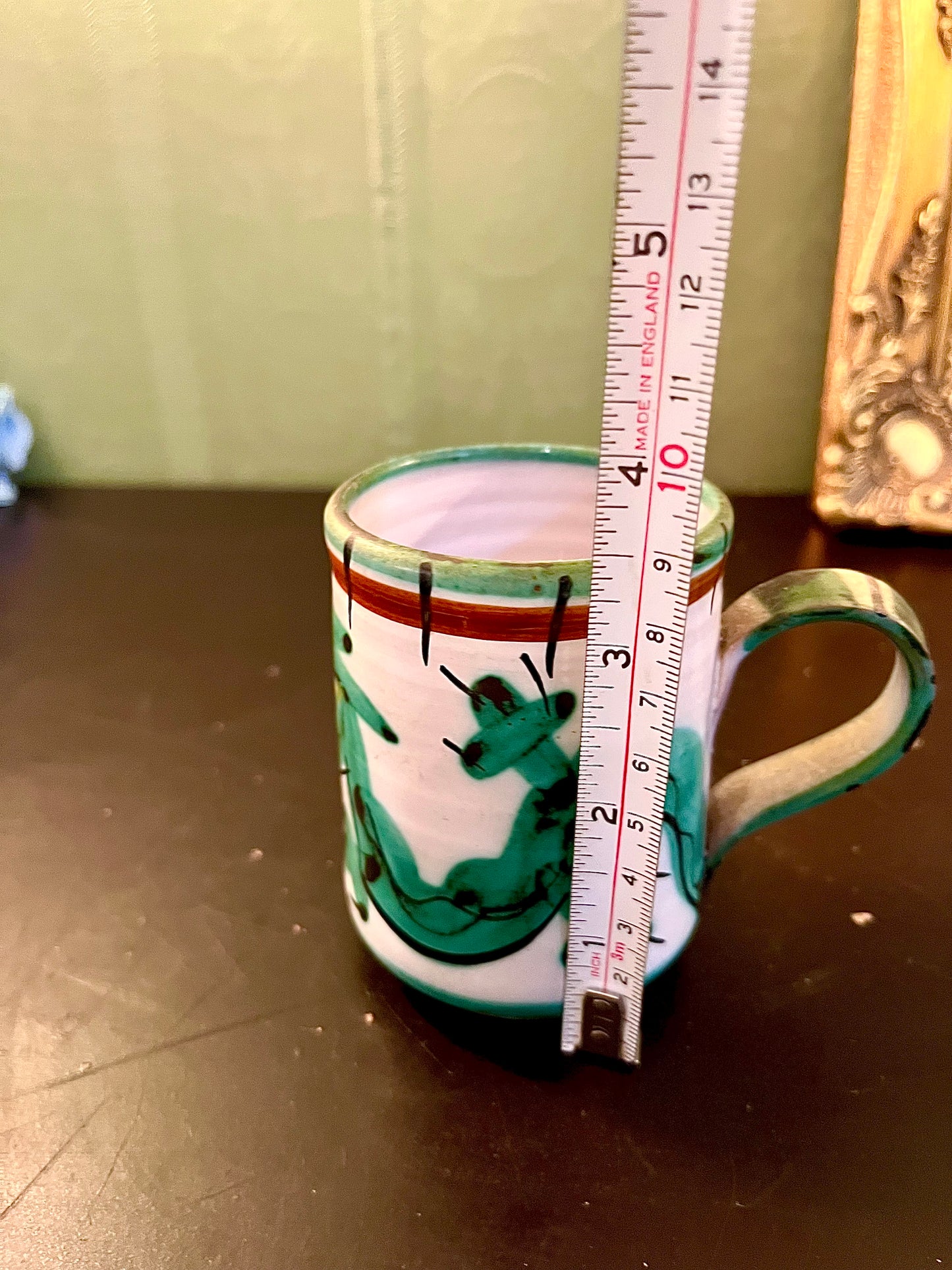 Hand Painted Mouse Ceramic Coffee Mug 4 Inch