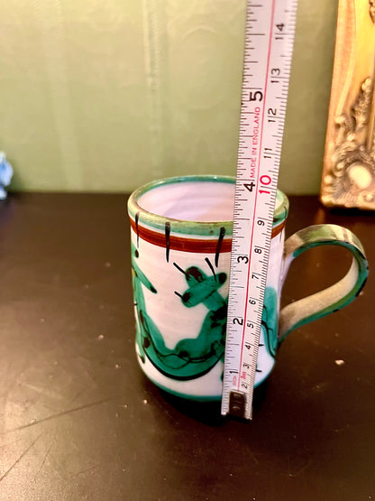 Hand Painted Mouse Ceramic Coffee Mug 4 Inch