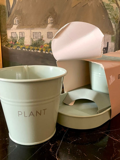 planter set pakistan, herb planters pakistan, kitchen herb pots, indoor planters pakistan, mint green planters, windowsill planters, metal planters with tray, spear & jackson planters, bud to bloom planters, home decor pakistan, balcony planters, succulent pots set, european vintage decor, england make, sunset kitchen, cash on delivery pakistan