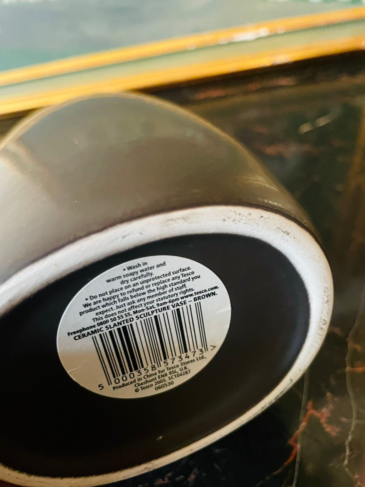 Tall Matte Charcoal Vase – Modern Ceramic Minimalist Decor