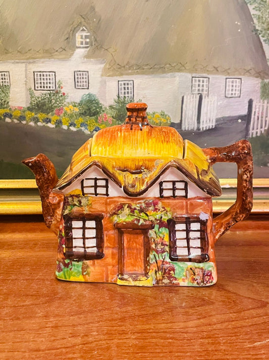 Vintage Price Kensington “Ye Olde Cottage” Teapot – English Cottage Ware 1960s Ceramic Collectible