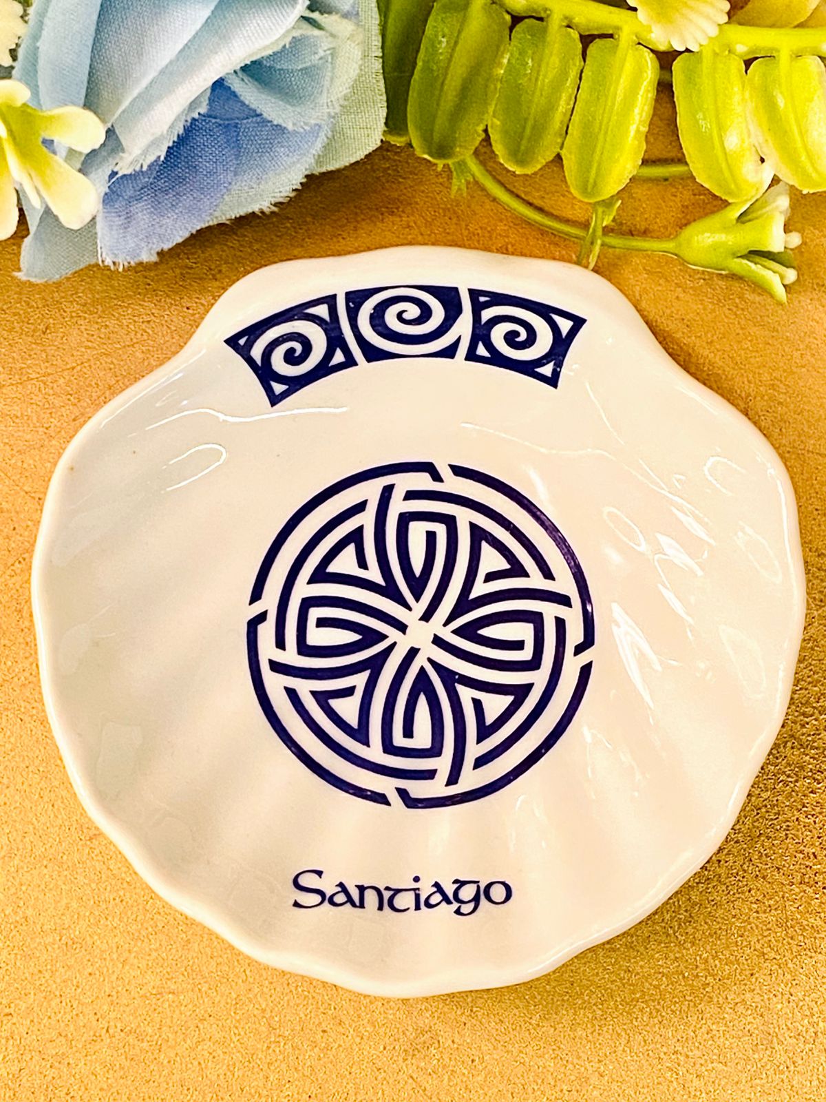 Santiago Spain Ceramic Decor plate – Barreiros Galicia Plate