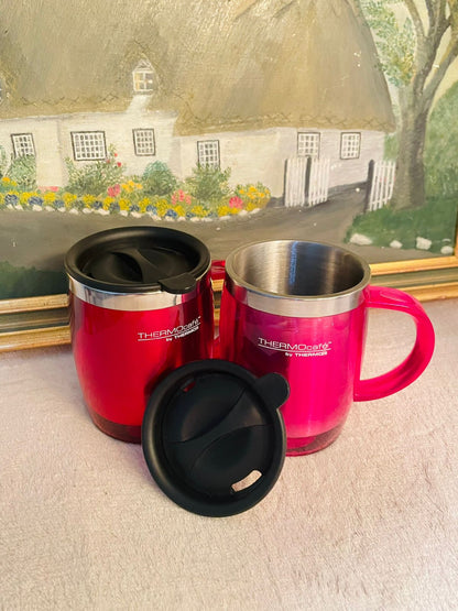 Set of 2 Thermos by ThermoCafé  – Hot & Cold Drink Travel Cups in Pakistan