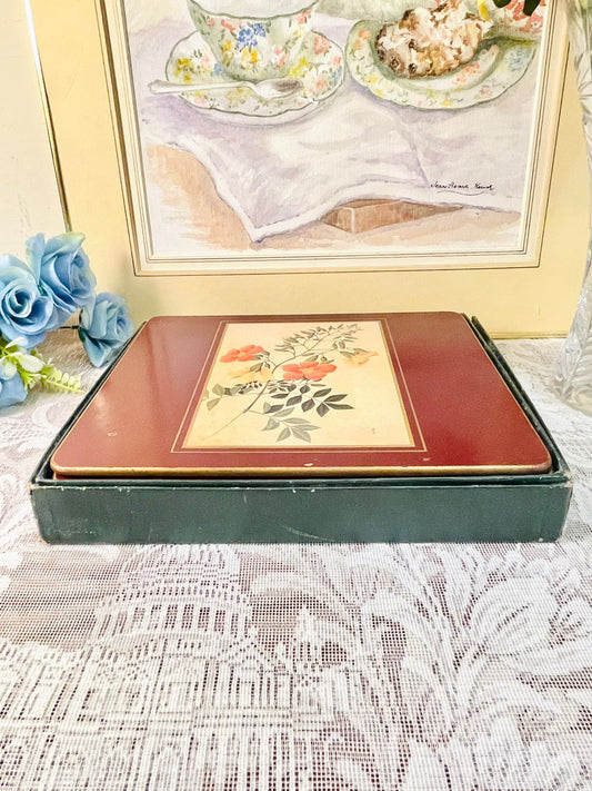 Vintage Floral Serving mats – Made in UK