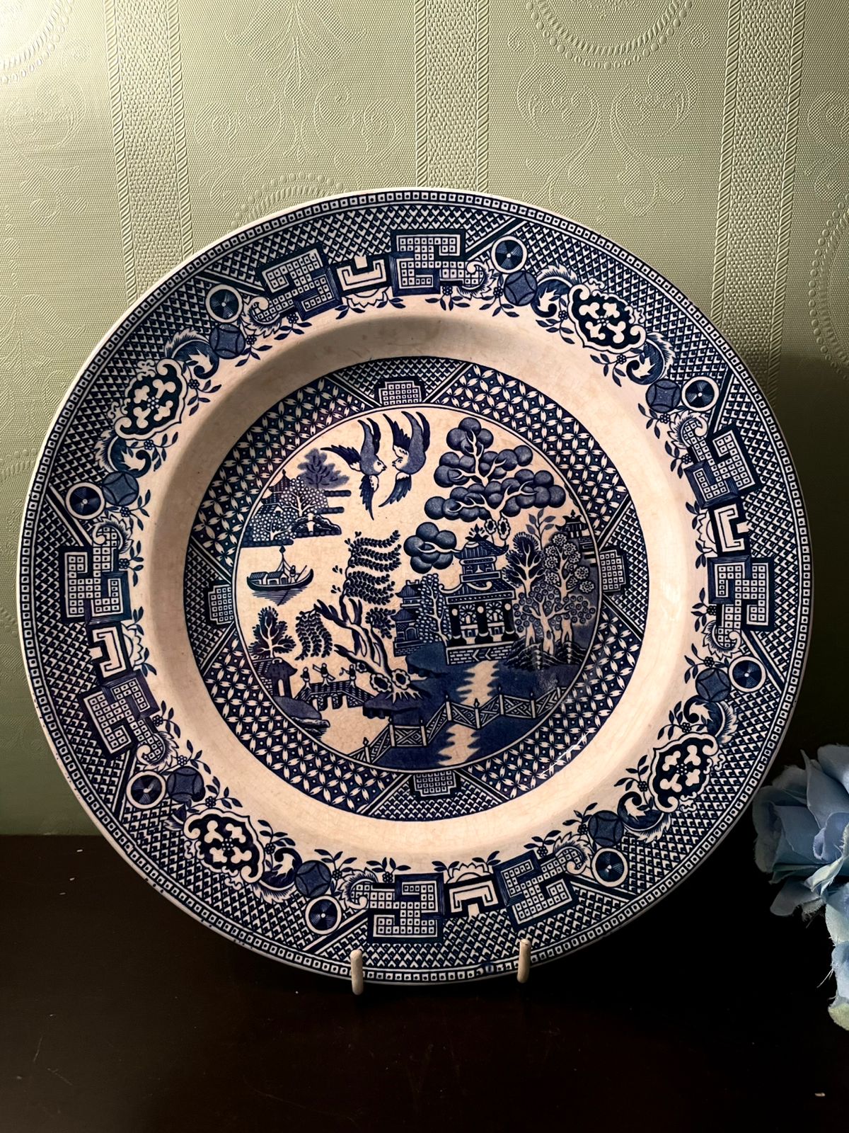 Swinnertons Old Willow Staffordshire Plate 9 Inch