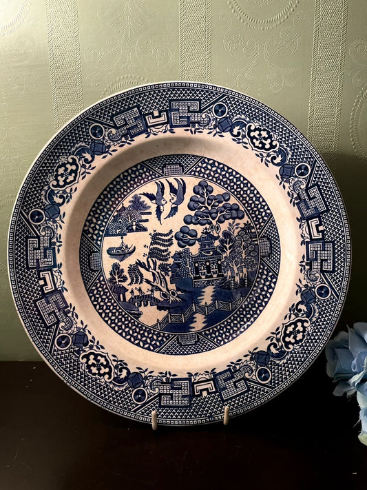 Swinnertons Old Willow Staffordshire Plate 9 Inch