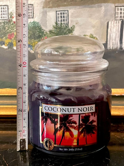 Coconut Noir Scented Jar Candle – 340g (12oz)