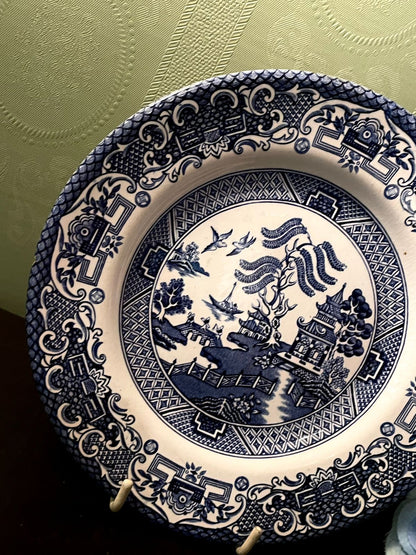 Crownstone Old Willow Blue Side Plate 7 Inch