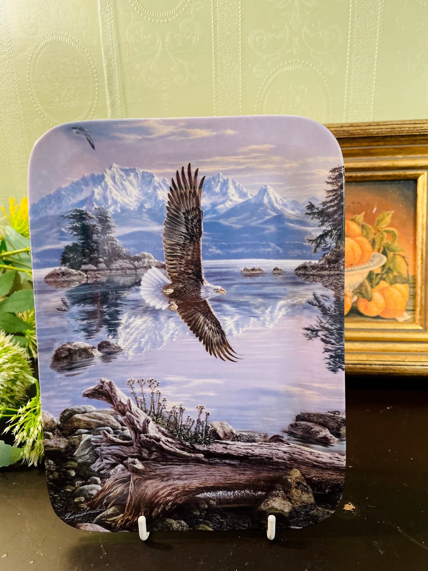 Bradford Exchange As the Eagle Soars Plate 8.5 Inch