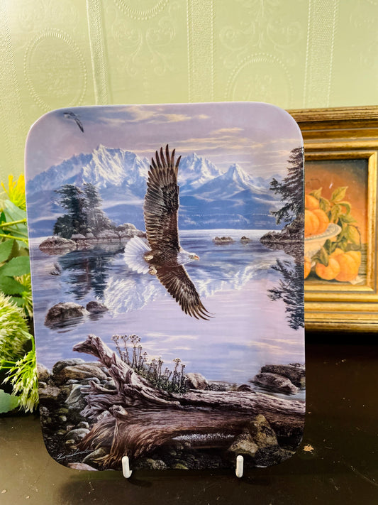 Bradford Exchange As the Eagle Soars Plate 8.5 Inch