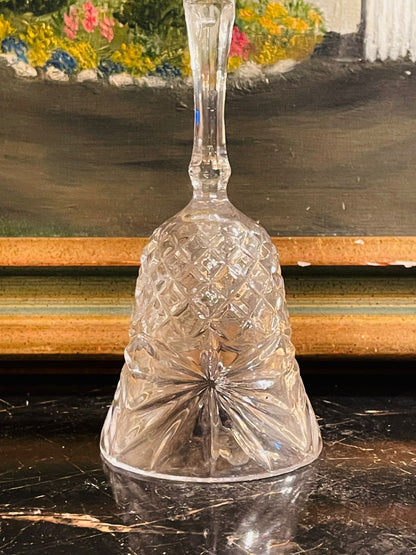 Vintage Crystal Dinner Bell – Crystal Cut Bell Made in France