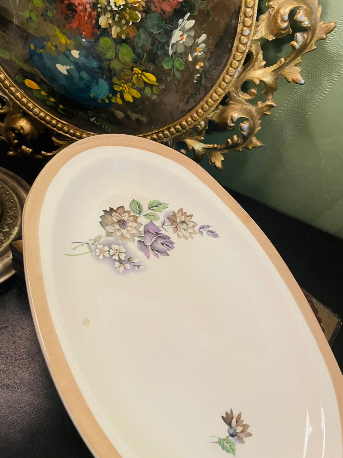 Royal Tudor Ware Shady Lady Oval Serving Platter England