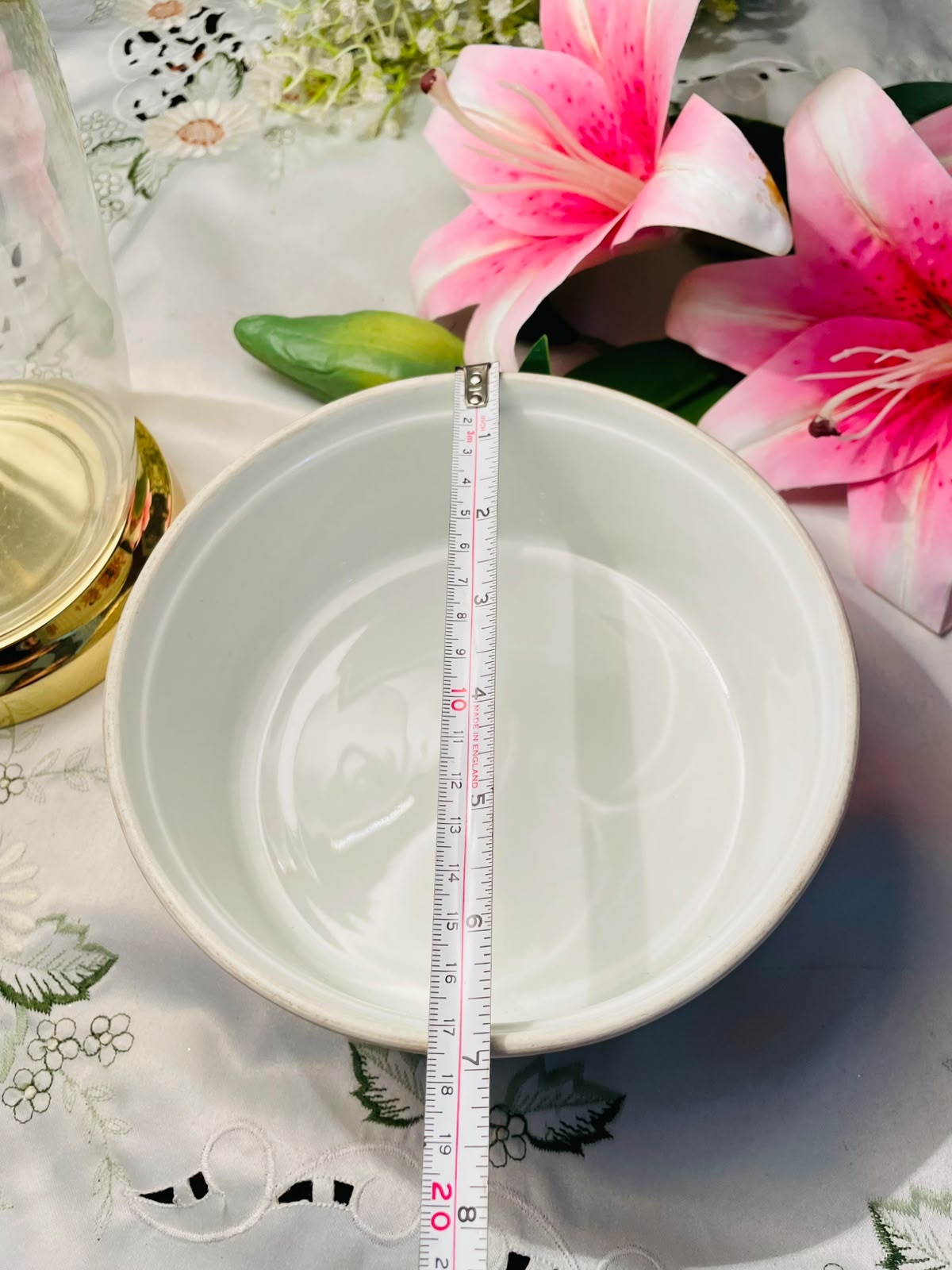 Apilco France Porcelain Baking & Serving Bowl 7.5"
