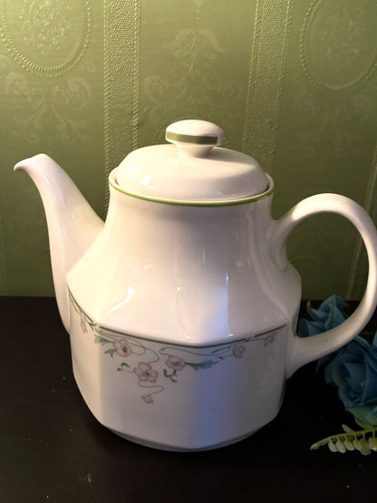 Royal Doulton Caprice Teapot Fine China Floral Teapot