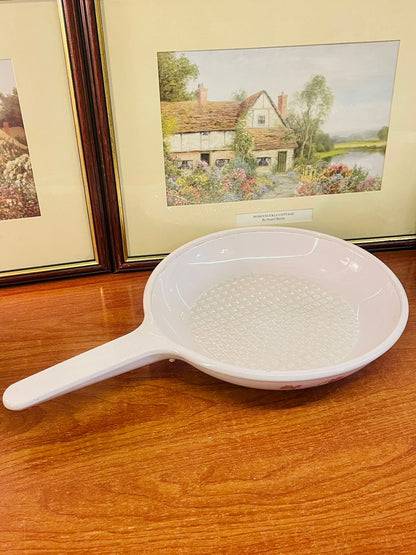 Vintage Corning Ware Frying Pan Skillet "Sweet Pea" Floral Design, For Cooking (France/UK)