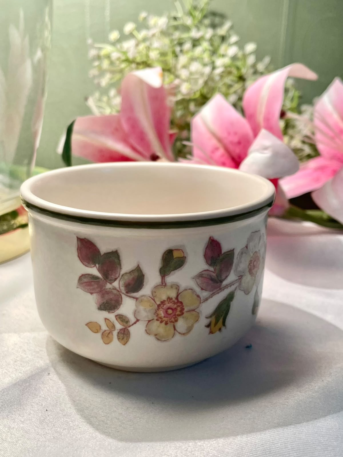Autumn Leaves English Ceramic Bowl 10 cm