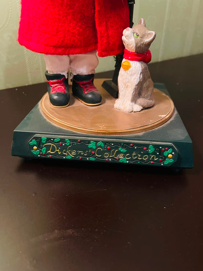 Dickens Collection Victorian Caroler Lighted Figurine
