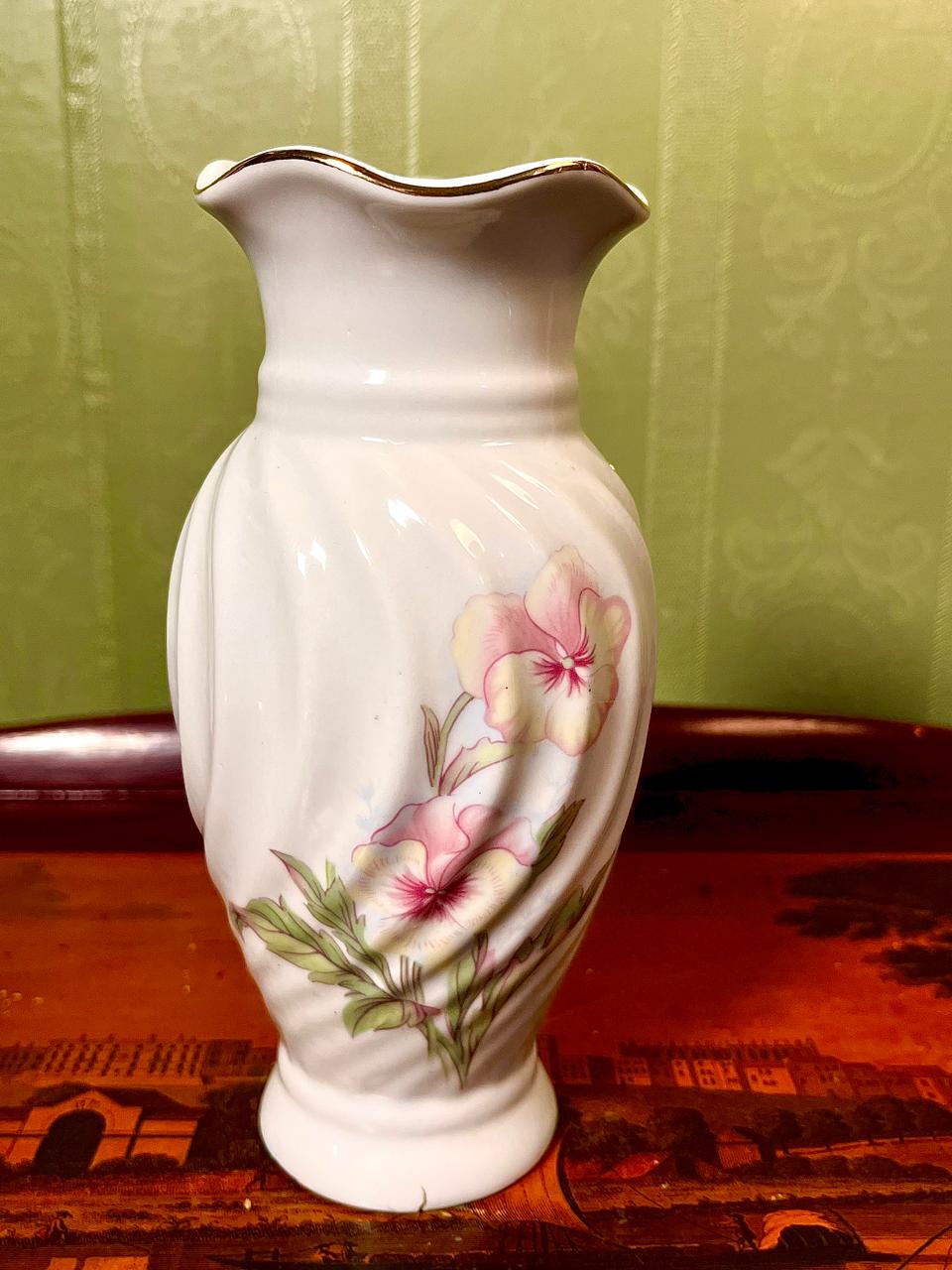Aldridge Pottery Floral Ceramic Vase | 7 Inch | Made in England