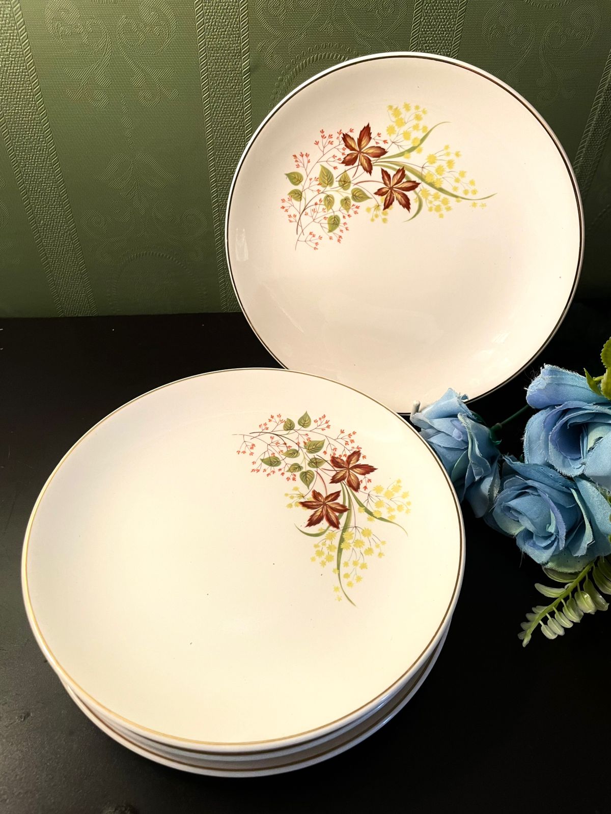 Johnson Bros Floral Fine China Side Plates Set of 6 – 7 Inch