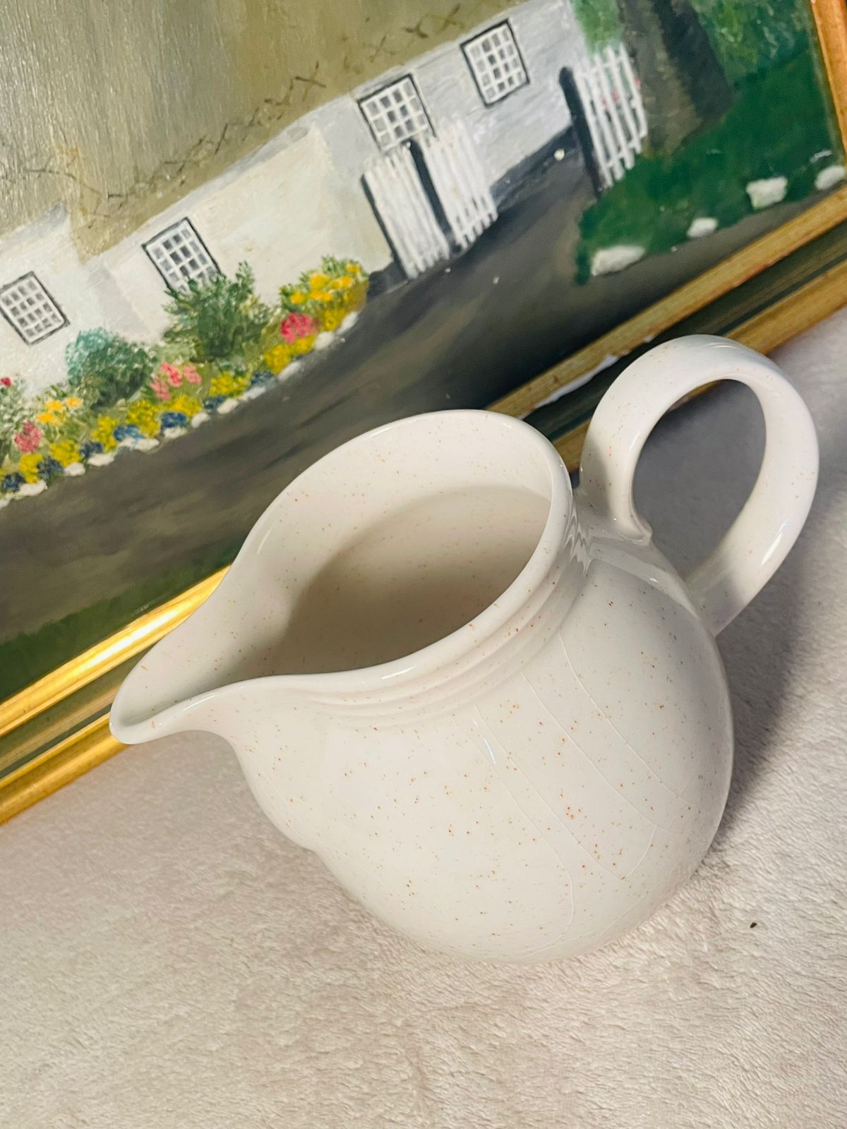Vintage Pottery Milk Jug – Churchill England – Classic Ceramic Creamer